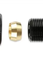 Mr. Gasket Aluminum Tube Adapter -6 AN Male AN To 3/8 Inch Tubing Black                                     - 892006-BL - Image 2