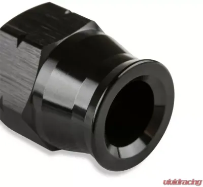 Mr. Gasket Aluminum Tube Adapter -6 AN Male AN To 3/8 Inch Tubing Black - 892006-BL