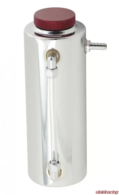 Mr. Gasket Radiator Fluid Reservoir / Recovery Tank - Polished Aluminum - 9135