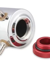 Mr. Gasket Radiator Fluid Reservoir / Recovery Tank - Polished Aluminum                                     - 9135 - Image 3