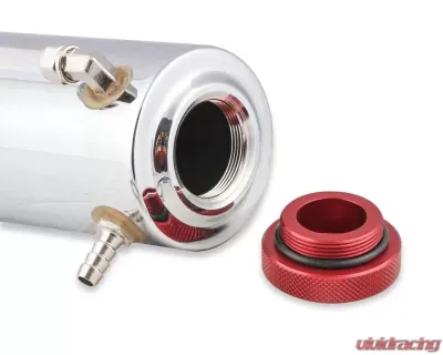 Mr. Gasket Radiator Fluid Reservoir / Recovery Tank - Polished Aluminum - 9135