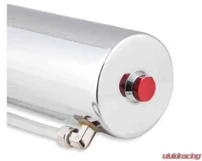 Mr. Gasket Radiator Fluid Reservoir / Recovery Tank - Polished Aluminum - 9135