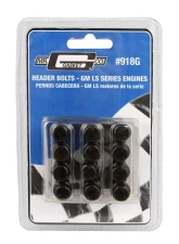Mr. Gasket Header Bolts - M8-1.25 25mm Hex Head - Black Oxide                                     - 918G - Image 2
