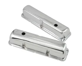 Mr. Gasket Chrome Valve Covers with Baffle