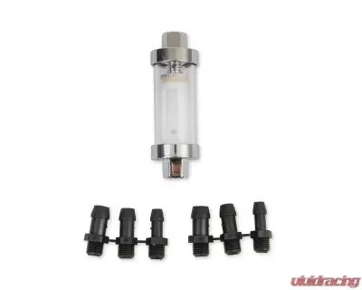 Mr. Gasket Clearview Inline Fuel Filter - 9706