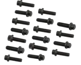 Mr. Gasket Header Bolts - M8-1.25 x 25mm Hex Head - Black Oxide