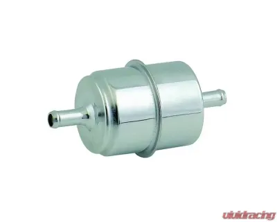 Mr. Gasket Chrome Fuel Filter - Fits 5/16 Inch Hose - 9745
