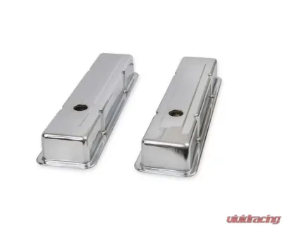 Mr. Gasket Chrome Valve Covers - Dual Cap Holes - 9800
