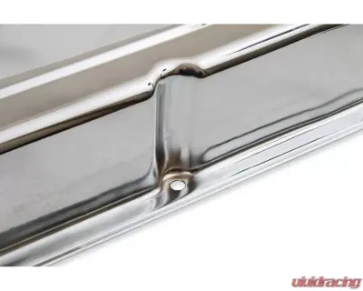 Mr. Gasket Chrome Valve Covers - Dual Cap Holes - 9800