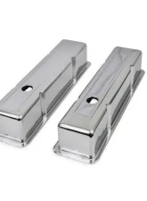Mr. Gasket Chrome Tall-Style Valve Covers without Baffle                                     - 9801 - Image 9