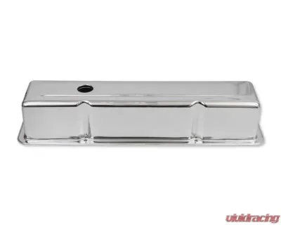 Mr. Gasket Chrome Tall-Style Valve Covers without Baffle - 9801
