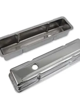 Mr. Gasket Chrome Tall-Style Valve Covers without Baffle                                     - 9801 - Image 4