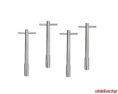 Mr. Gasket Valve Cover T Wing Bolts - 1/4-20 x 5 Inch - Chrome Plated - 9820