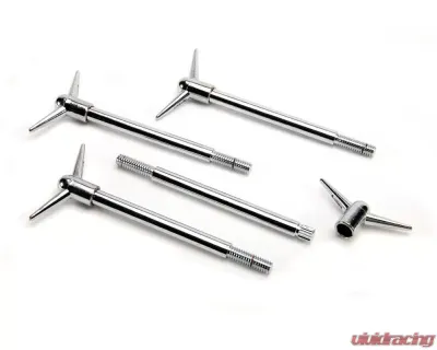 Mr. Gasket Valve Cover Y Wing Bolts - 5/16-18 x 5/8 Inch - Chrome Plated - 9829