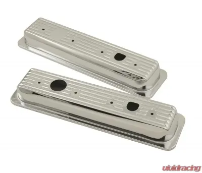 Mr. Gasket Chrome Valve Covers Caps - 9847
