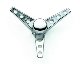 Mr. Gasket Air Cleaner Wing Nut - Tri-Bar - 1/4-10 Thread - Steel - Chrome