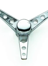 Mr. Gasket Air Cleaner Wing Nut - Tri-Bar - 1/4-10 Thread - Steel - Chrome                                     - 9868 - Image 2
