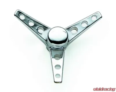 Mr. Gasket Air Cleaner Wing Nut - Tri-Bar - 1/4-10 Thread - Steel - Chrome - 9868