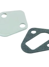 Mr. Gasket Fuel Pump Block Off Plate - Chrome                                     - 1516 - Image 2
