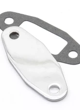 Mr. Gasket Fuel Pump Block Off Plate - Chrome                                     - 1517 - Image 2