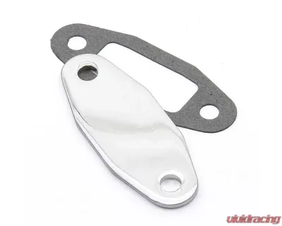 Mr. Gasket Fuel Pump Block Off Plate - Chrome - 1517