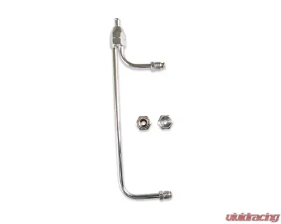Mr. Gasket Fuel Line - 3/8 Inch Dual Inlet - Chrome - 1552