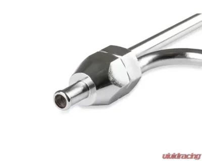 Mr. Gasket Fuel Line - 3/8 Inch Dual Inlet - Chrome - 1552