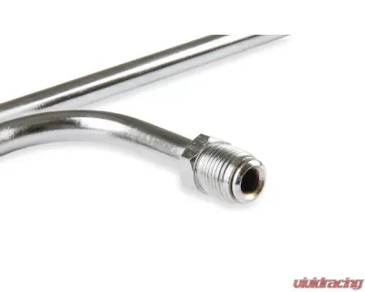 Mr. Gasket Fuel Line - 3/8 Inch Dual Inlet - Chrome - 1552