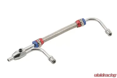 Mr. Gasket Adjustable Fuel Line with Red and Blue Hose Ends - 1556G