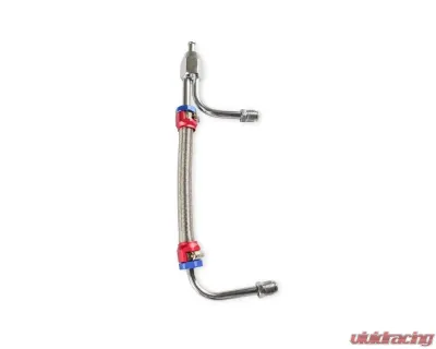 Mr. Gasket Adjustable Fuel Line with Red and Blue Hose Ends - 1556G