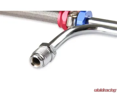 Mr. Gasket Adjustable Fuel Line with Red and Blue Hose Ends - 1556G