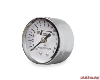 Mr. Gasket Fuel Line Kit with Gauge & Fittings - Chrome - 1559
