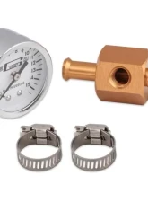 Mr. Gasket Fuel Block with 0-15 PSI Fuel Pressure Gauge                                     - 1560 - Image 6