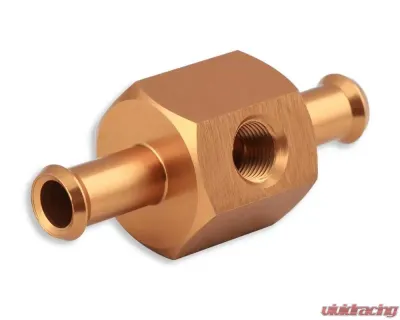 Mr. Gasket Fuel Block with 0-15 PSI Fuel Pressure Gauge - 1560