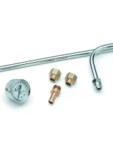 Mr. Gasket Chrome Fuel Line with Gauge                                     - 1576 - Image 2