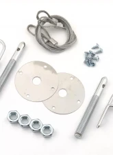 Mr. Gasket Hood Or Deck Pin Kit - Competition With Lanyards                                     - 1616 - Image 5