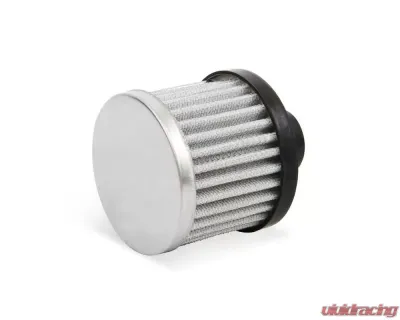 Mr. Gasket Chrome Valve Cover Breather - Push On Style Open Element - 2049