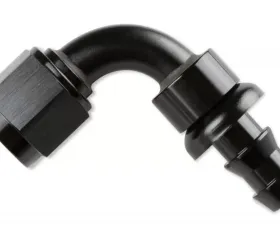 Mr. Gasket -6 AN 90 Degree Push-On Hose Ends - Black