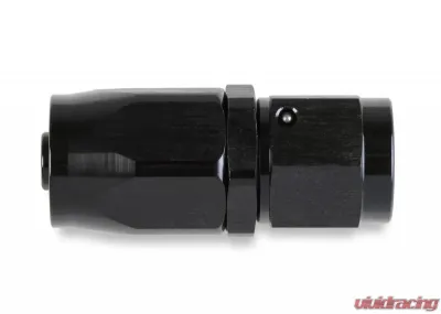 Mr. Gasket -10 AN Straight Swivel Hose End - Black - 220110-BL