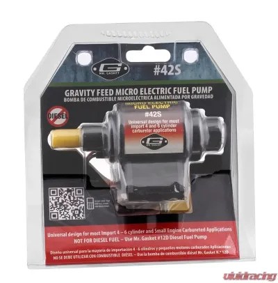 Mr. Gasket Micro Electric Fuel Pump - 42S