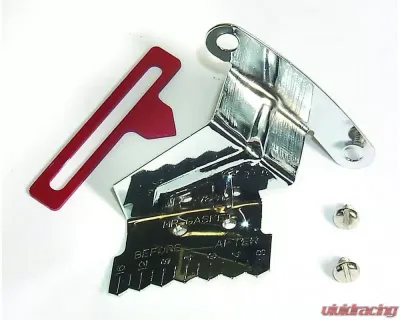 Mr. Gasket Timing Tab With Adjustable Pointer - Chrome - 4598
