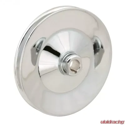 Mr. Gasket Chrome Power Steering Pulley - 4948G
