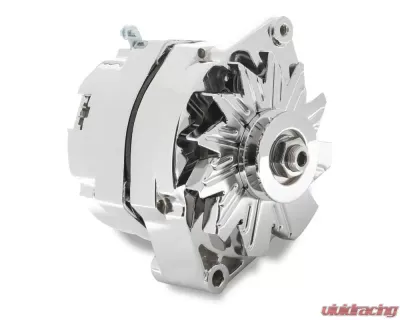 Mr. Gasket Chrome Alternator-Early GM Delco 80 Amp - 5123