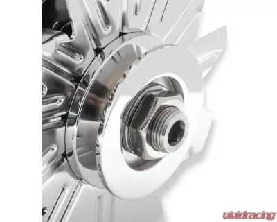 Mr. Gasket Chrome Alternator-Early GM Delco 80 Amp - 5123