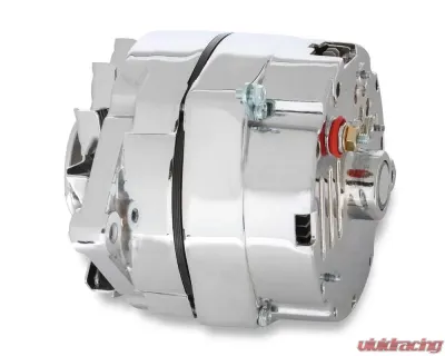 Mr. Gasket Chrome Alternator-Early GM Delco 80 Amp - 5123