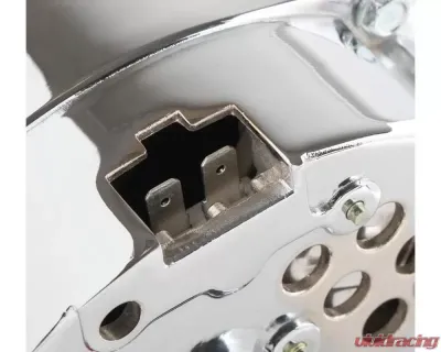 Mr. Gasket Chrome Alternator-Early GM Delco 80 Amp - 5123