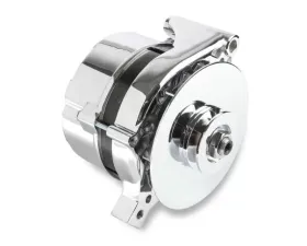 Mr. Gasket Chrome Alternator-Ford 80 Amp