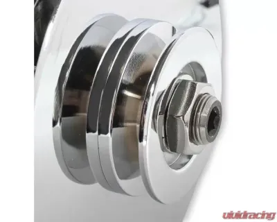Mr. Gasket Chrome Alternator-Ford 80 Amp - 5124