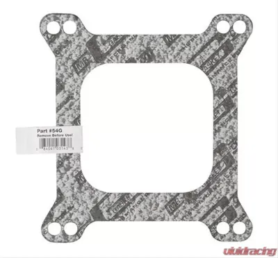 Mr. Gasket Performance Carburetor Base Gasket - Open Center - Bulk Packaged with UPC Label - 54G