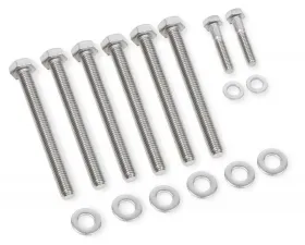 Mr. Gasket Water Pump Bolt Set - Stainless Steel